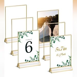 5x7 gold frames